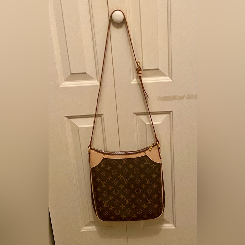 Brown and  Beige purse